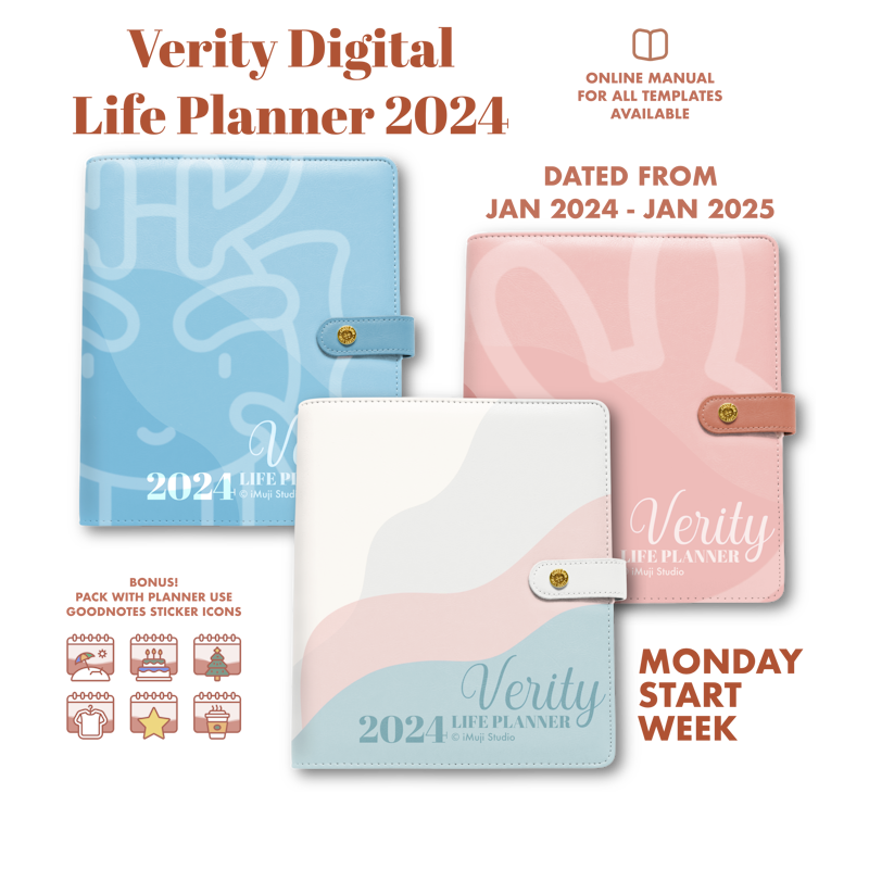 iMuji Studio Verity Planner 2024