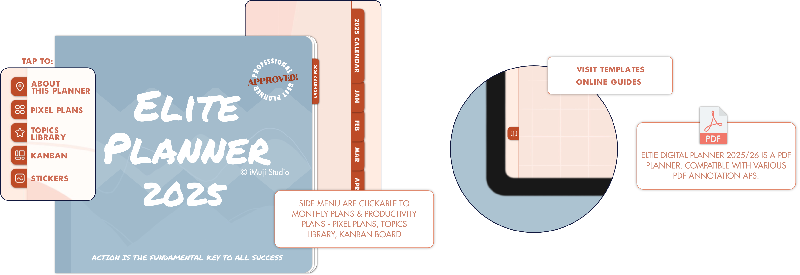 iMuji Studio Elite Planner 2025