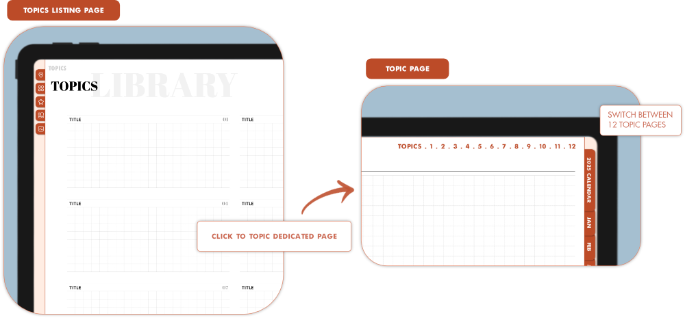 iMuji Studio Elite Planner 2025