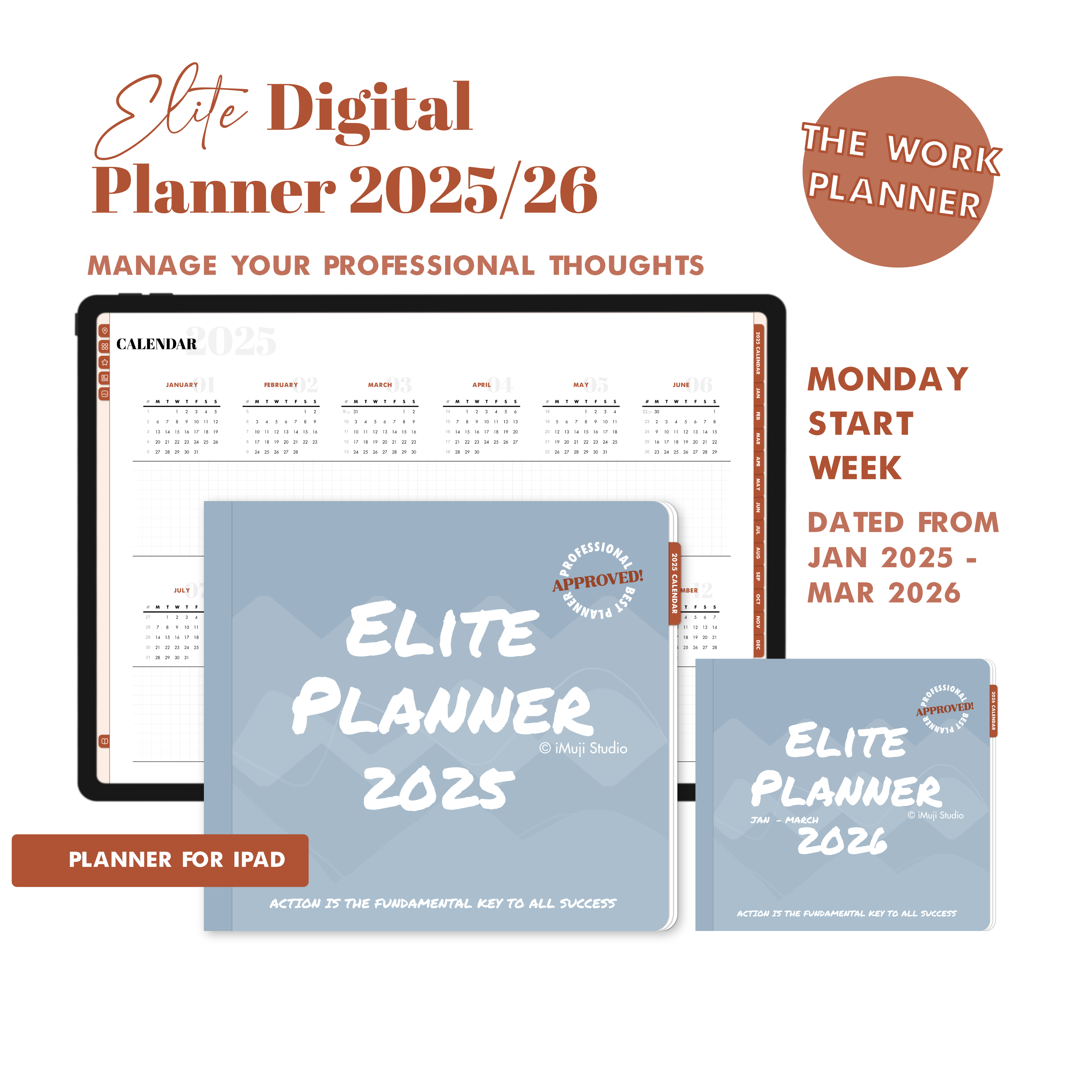 iMuji Studio Elite Planner 2025/26