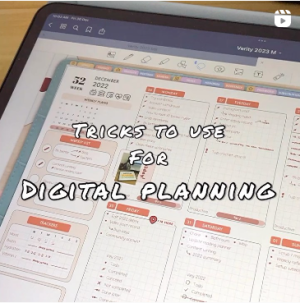 iMuji Studio tricks for digital planning