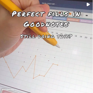 iMuji Studio GoodNotes trick Perfect fills in Goodnotes