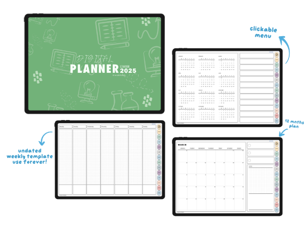 iMuji Studio Free Planners 2024